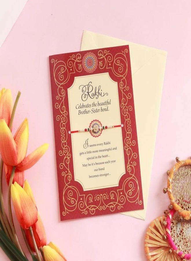ARCHIES Rakhi Collection For Rakshabandhan | Rakhi For Brother | Rakhi for Bhaiya and Bhabhi | Rakhi Combo Gift Hamper (RAKHI COMBO -216) - Image 5